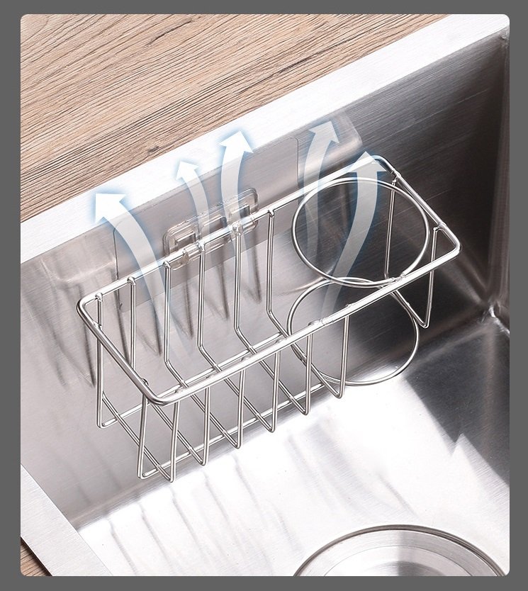 Giỏ treo chậu rửa bát, kệ bếp inox