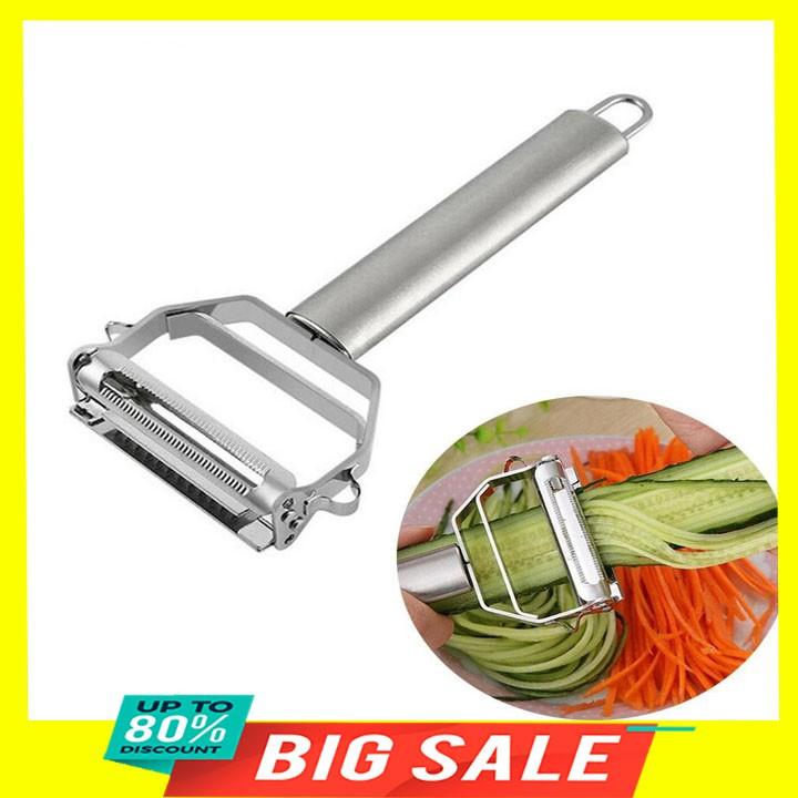 Dao gọt vỏ bào sợi rau củ quả đa năng bằng Inox