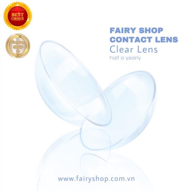 Kính Áp Tròng Trong Suốt Clear Lens 14.0mm - FAIRY SHOP CONTACT LENS độ 0 đến 15