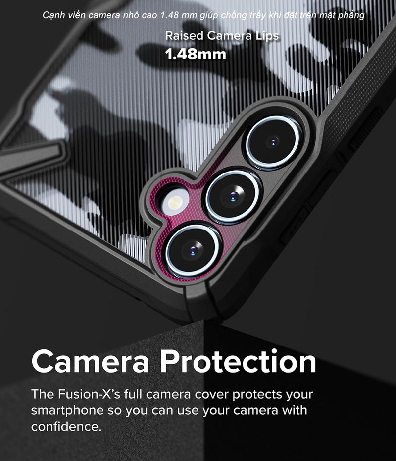 Ốp lưng dành cho Samsung Galaxy A35/A55 5G RINGKE Fusion X - Hàng Chính Hãng