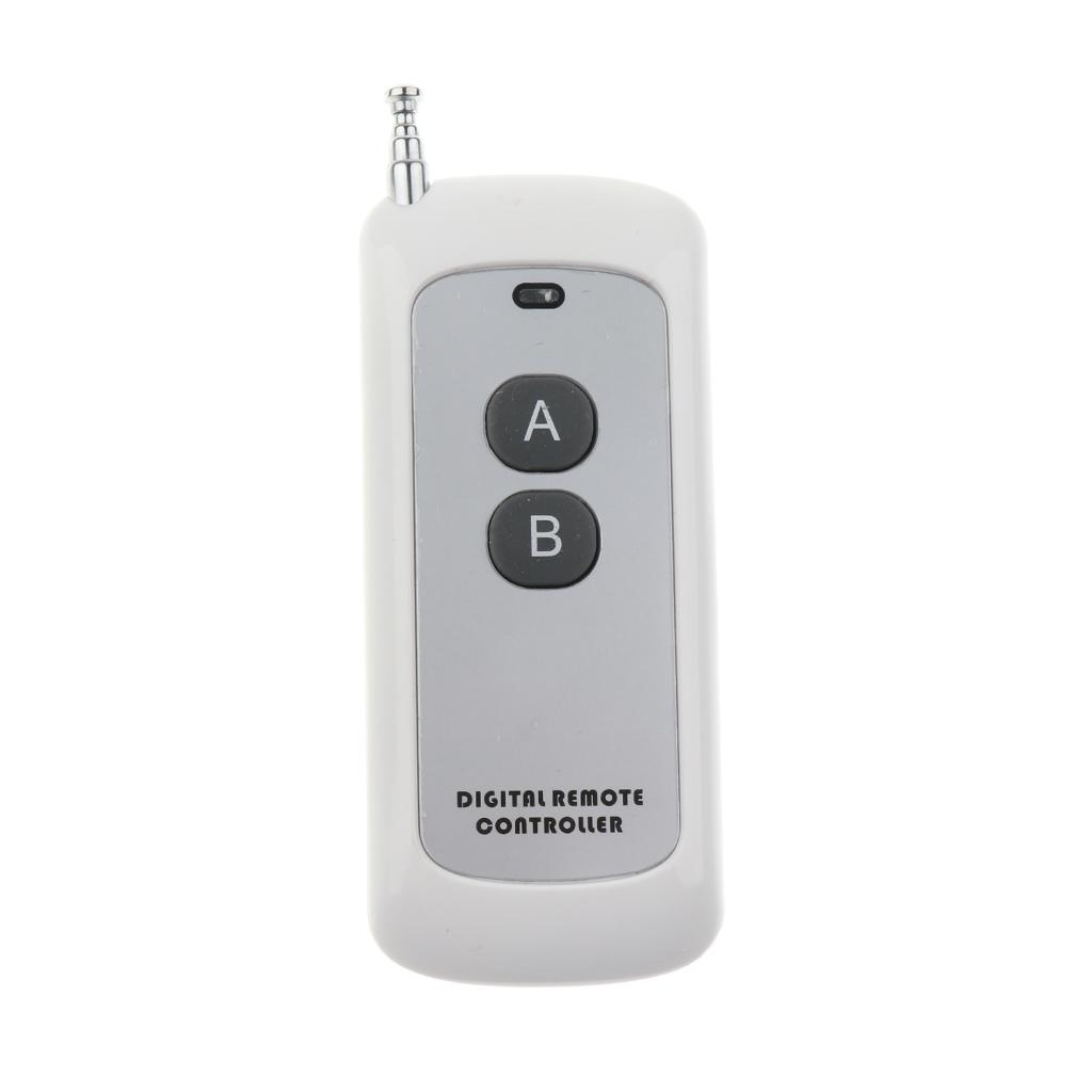 433Mhz DC 15-120V Wireless RF Remote Control Relay Switch Transmitter Lock