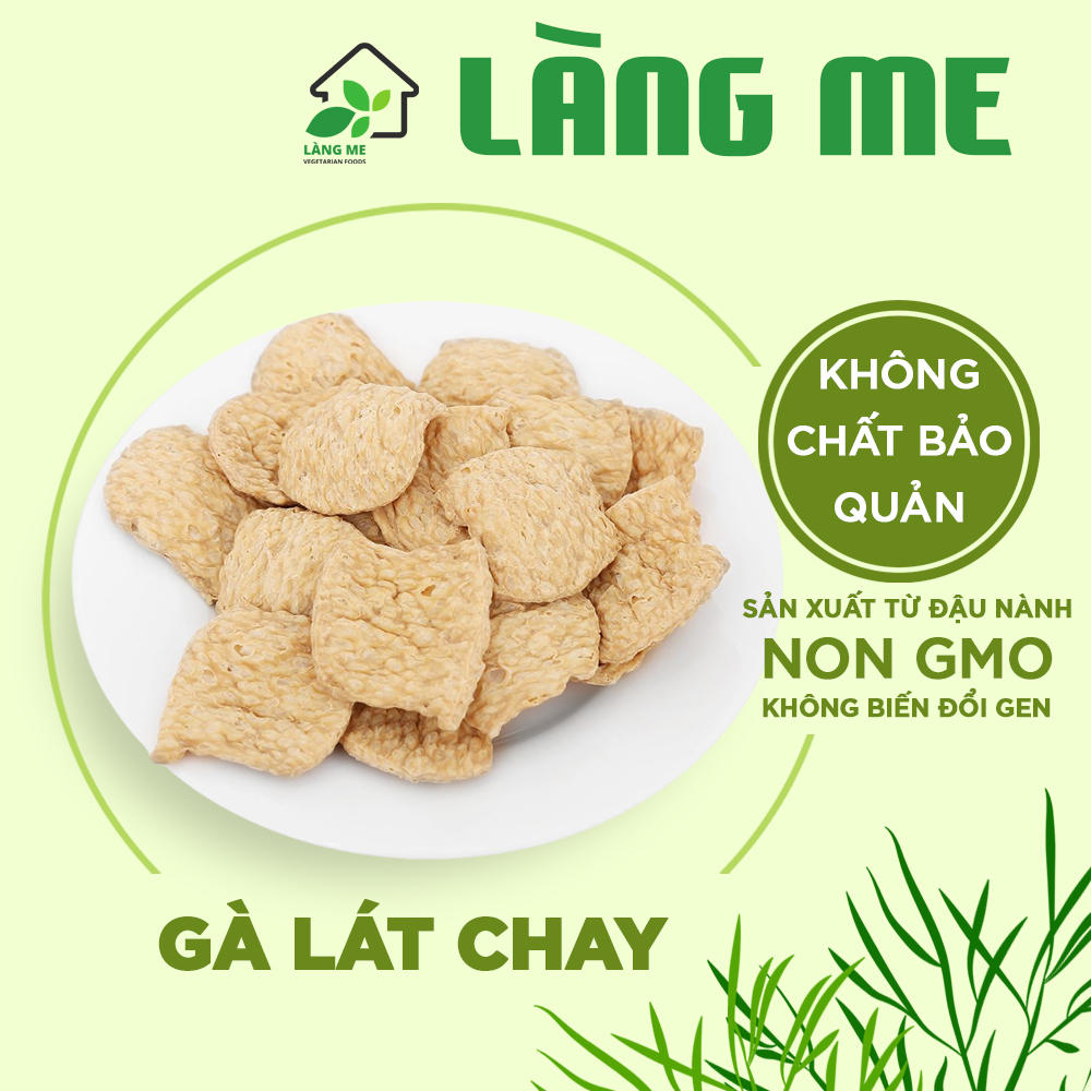 Gà Lát Chay Loại Ngon ( 200 gr ), Thực Phẩm Chay Ngon Thành Phần Tự Nhiên Không Chất Bảo Quản Không Biến Đổi Gen Sườn Non Chay Làng Me