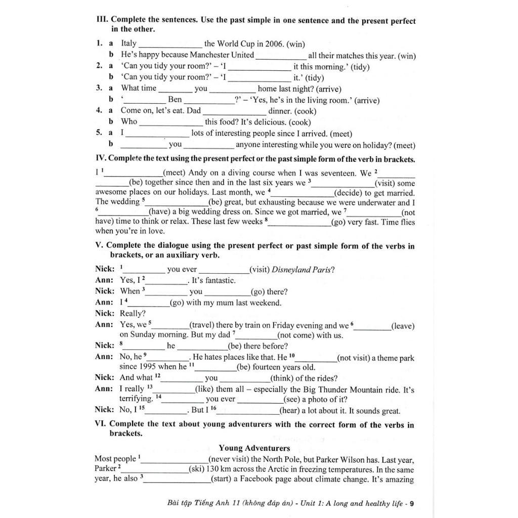 Sách - Bài Tập Tiếng Anh Lớp 11 - Không Đáp Án - Bám Sát SGK Kết Nối - Hồng Ân