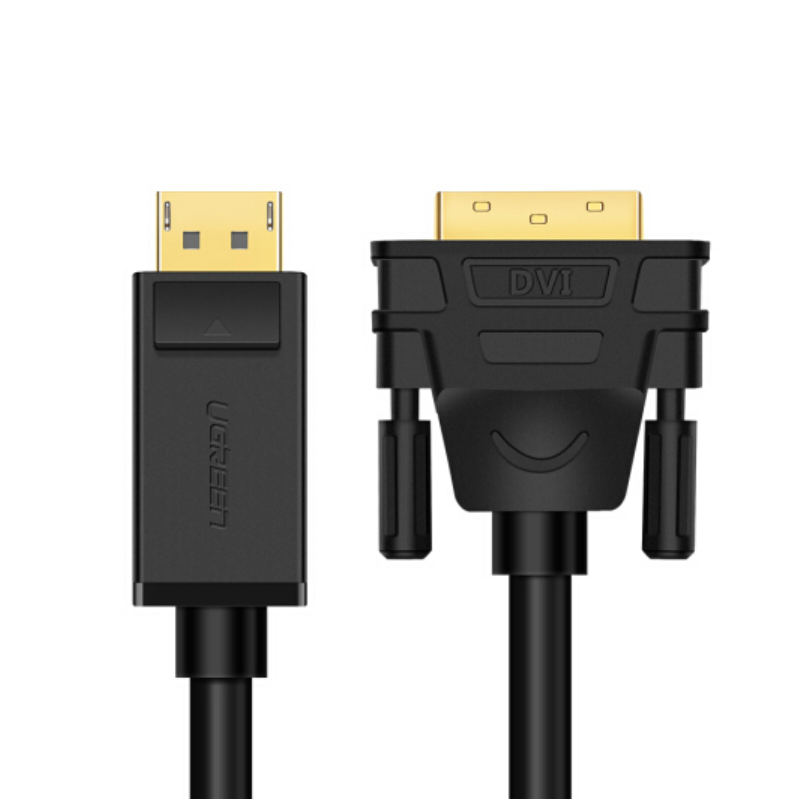 Dây cáp DisplayPort đực sang DVI-D đực hỗ trợ 1920x1200 dài 1.5M UGREEN DP103 10243 - Hàng chính hãng