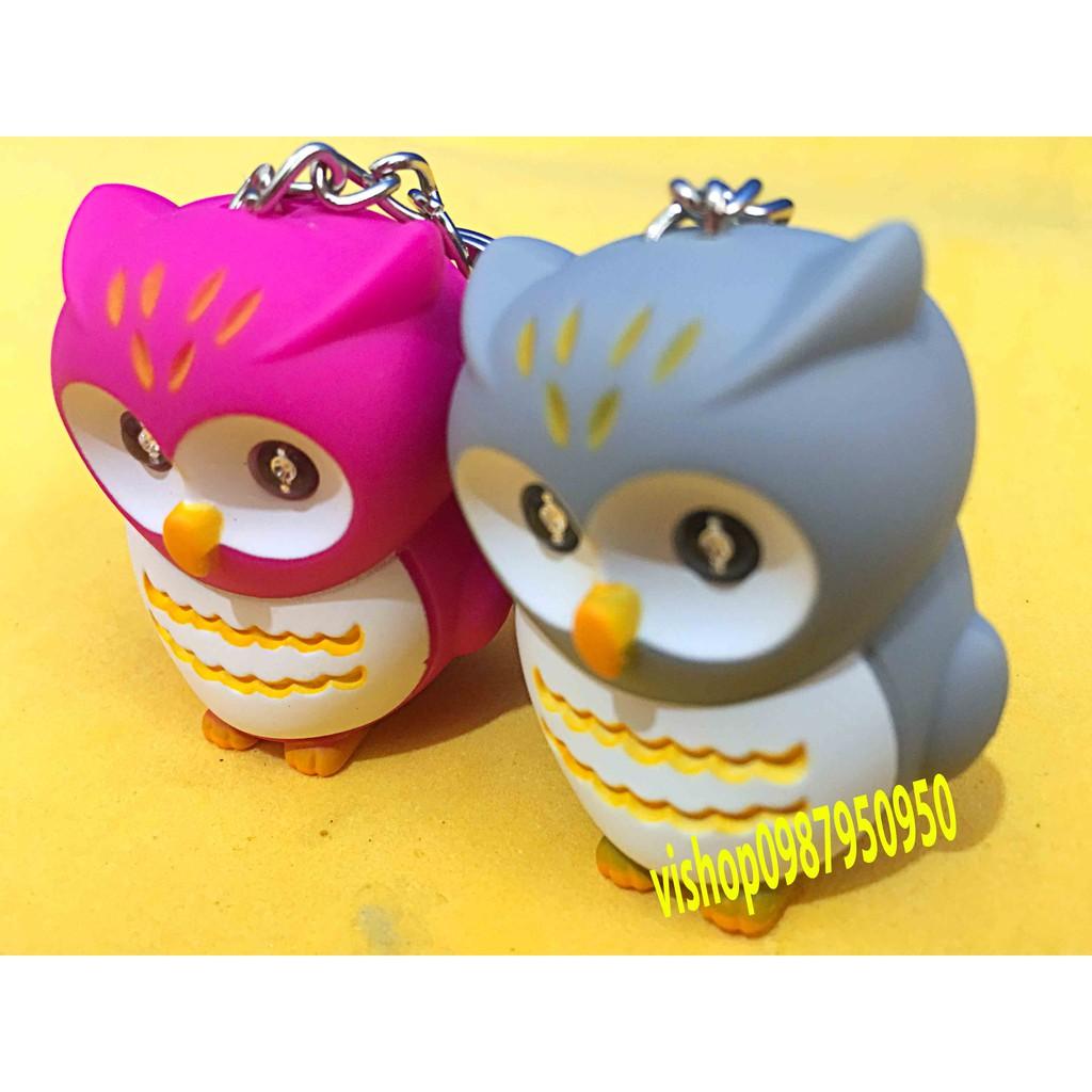 Móc khóa phát sáng chim cú mèo