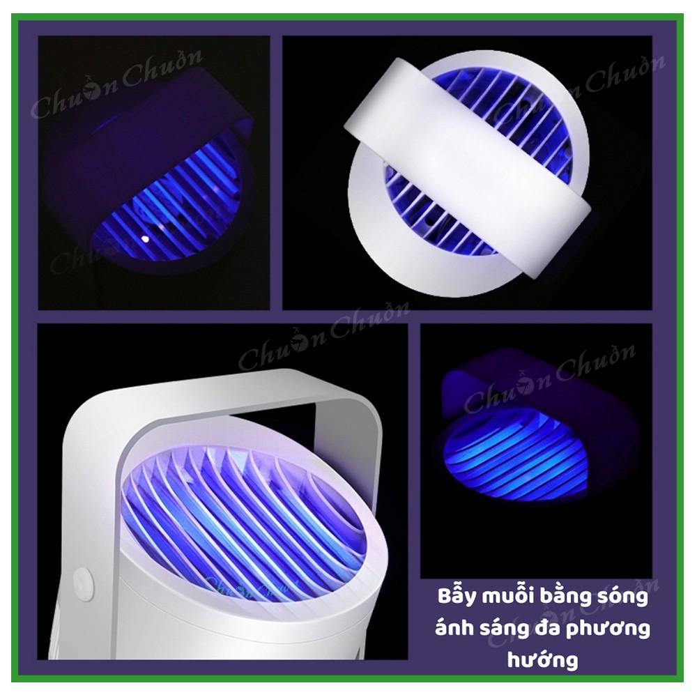 Đèn Bắt Muỗi, Bắt Côn Trùng Mosquito Killer Lamp Xoay 360 Cao Cấp, Đèn Bắt Muỗi Cảm Ứng Ánh Sáng, Quạt Hút Cực Siêu Mạnh