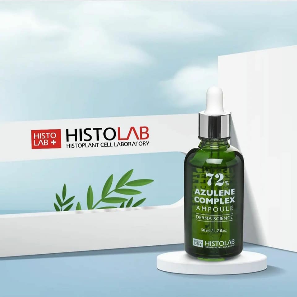 Tinh chất giảm mụn, điều tiết bã nhờn Histolab 72% Azulene Complex Ampoule Derma Science