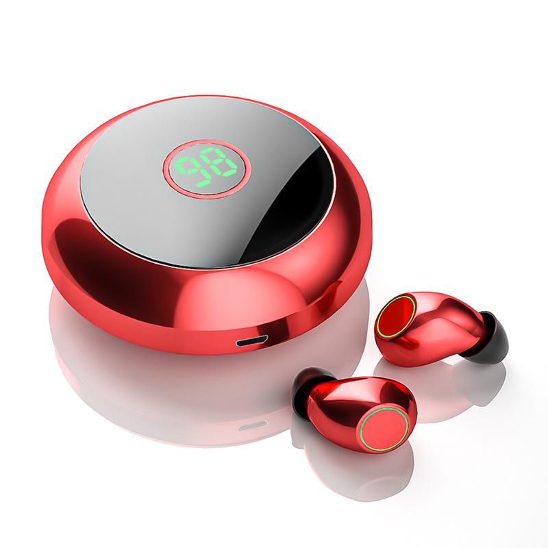 TWS Tai Nghe Nhét Tai Không Dây Bluetooth 5.0 Tai Nghe Tai Nghe Nhét Tai Thể Thao Tai Nghe Chống Thấm Nước Hình Tròn Box Sạc Cho Tất Cả Các Điện Thoại Thông Minh