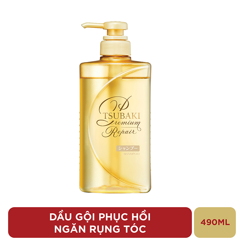 Dầu Gội TSUBAKI Phục Hồi Ngăn Rụng Tóc 490ml