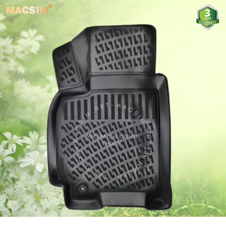 Thảm lót sàn ô tô nhựa TPU Silicon Chevrolet Aveo second generation 2012+ Nhãn hiệu Macsim