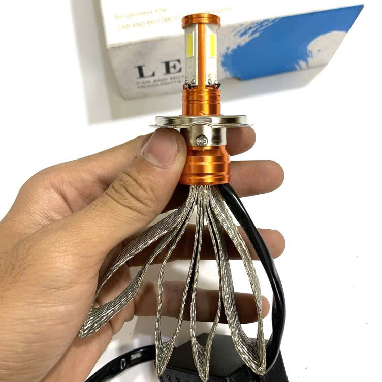 Đèn Pha Xe Máy LED CYT 3 Tim Siêu Sáng - Xài Điện Máy | Đèn Pha LED Siêu Sáng Cho Xe Máy &amp; Ô Tô