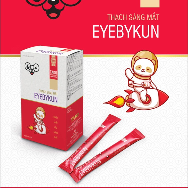 Thạch Sáng Mắt Eyebykun Giúp Tăng Cường Thị Lực Hộp 20 Gói