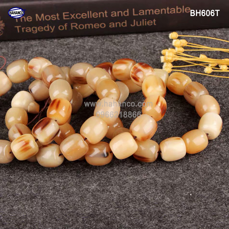 Vòng tay sừng đốt trúc BH606 - Phong Thủy - Phú quý và Tài Lộc - Bracelet of HAHANCO