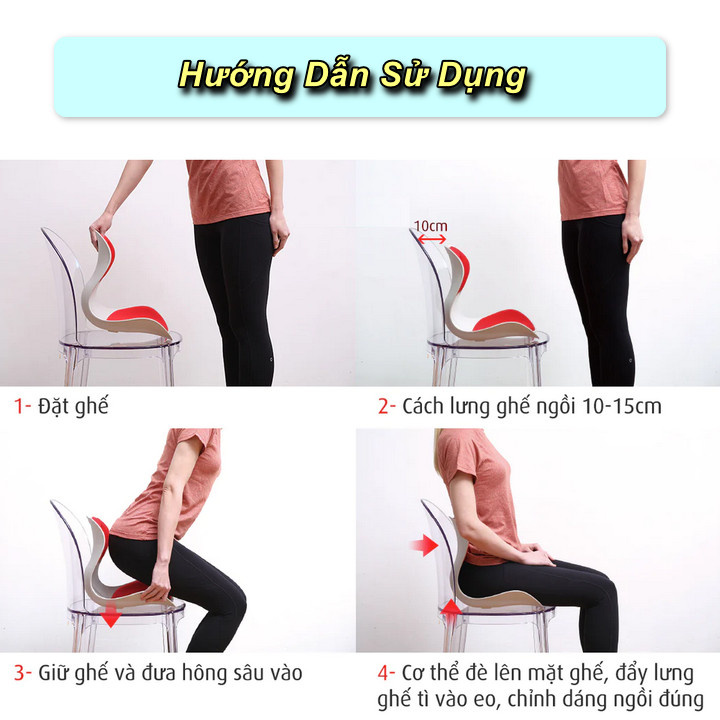 Ghế Điều Chỉnh Tư Thế Dáng Ngồi Đúng Phiên Bản Mới