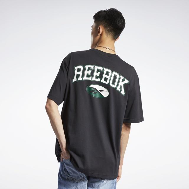 Reebok CLASSICS Áo thun Tập luyện Unisex Classic Performance Tee Màu xanh trắng HB6216