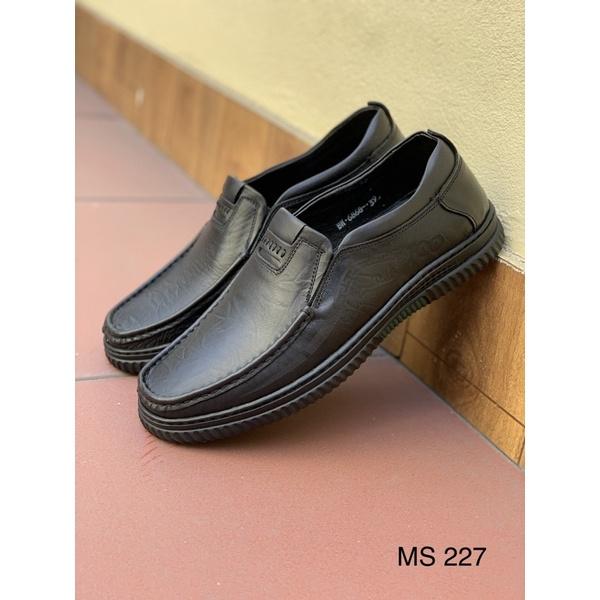 Giầy lười nam da bò mềm Tomshoes, cam kết da thật 100%