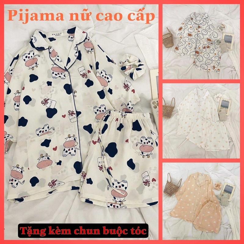 BỘ NGỦ LỤA XINHHH TẶNG KÈM NƠ BUỘC TÓC HOTHIT