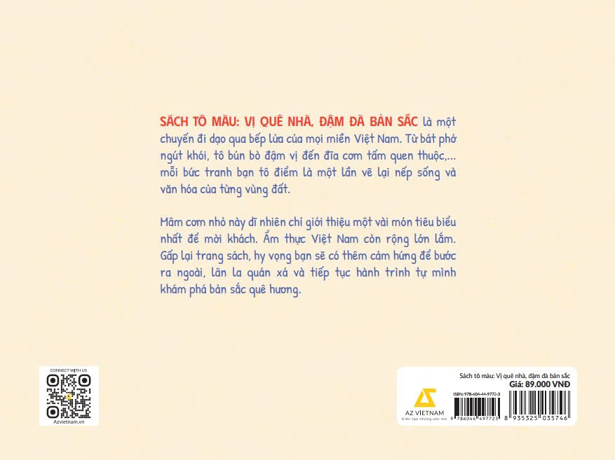 Sách Tô Màu: Vị Quê Nhà, Đậm Đà Bản Sắc