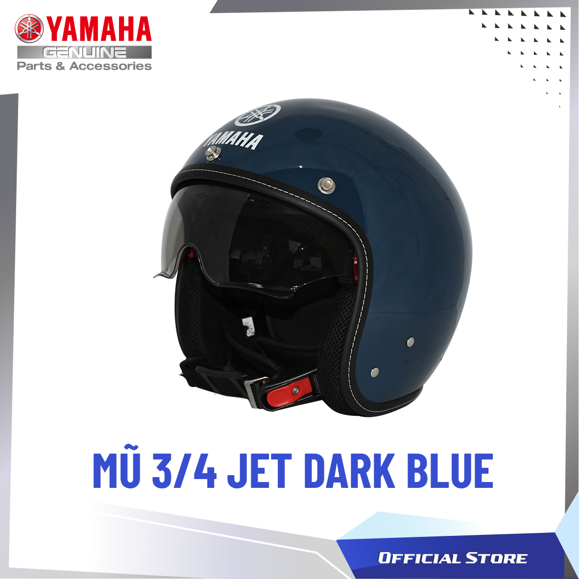 MŨ 3/4 JET DARKBLUE