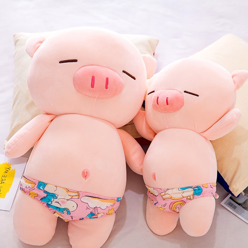 Gấu bông heo mặc quần chip dễ thương siêu bựa, lợn mặc sịp siêu cưng cute (25cm----&gt;70cm) vải miniso 4 chiều co giãn êm ái mềm mại, hàng xịn cao cấp loại 1
