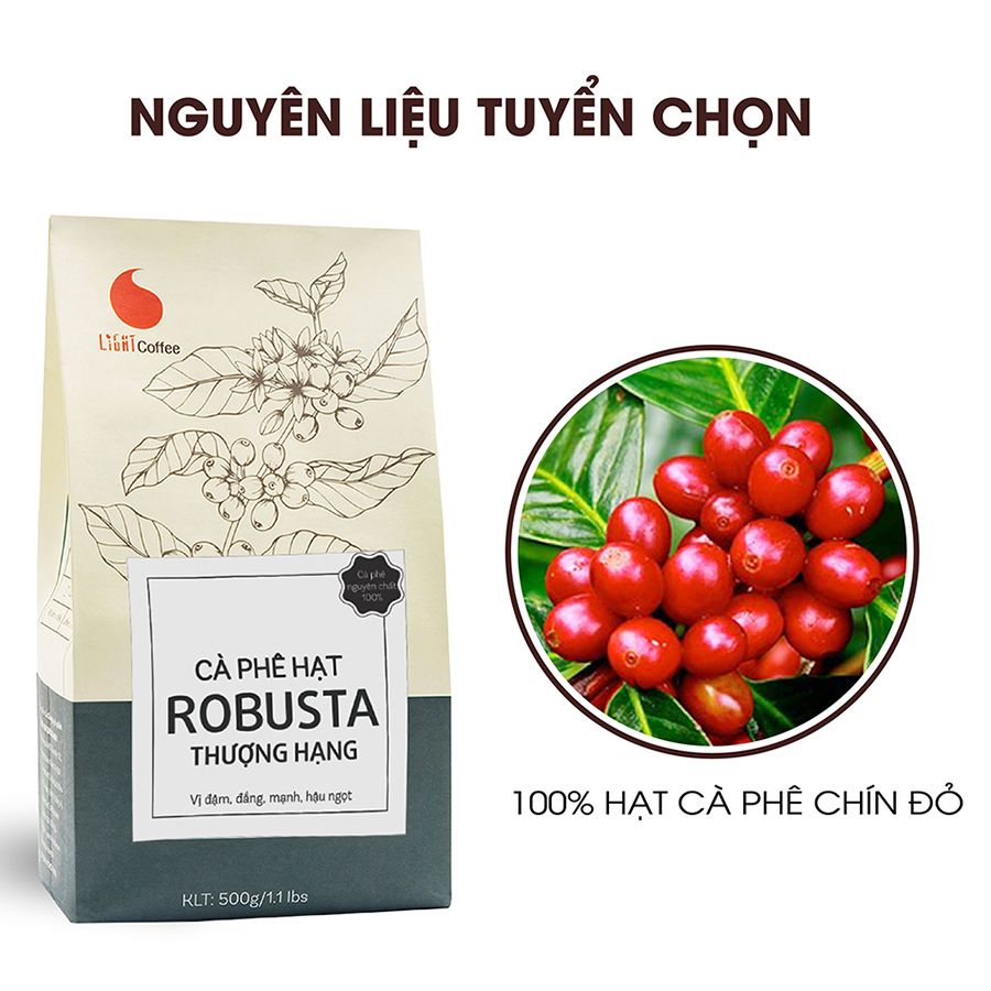 Cà phê hạt Thượng hạng Light coffee 500g