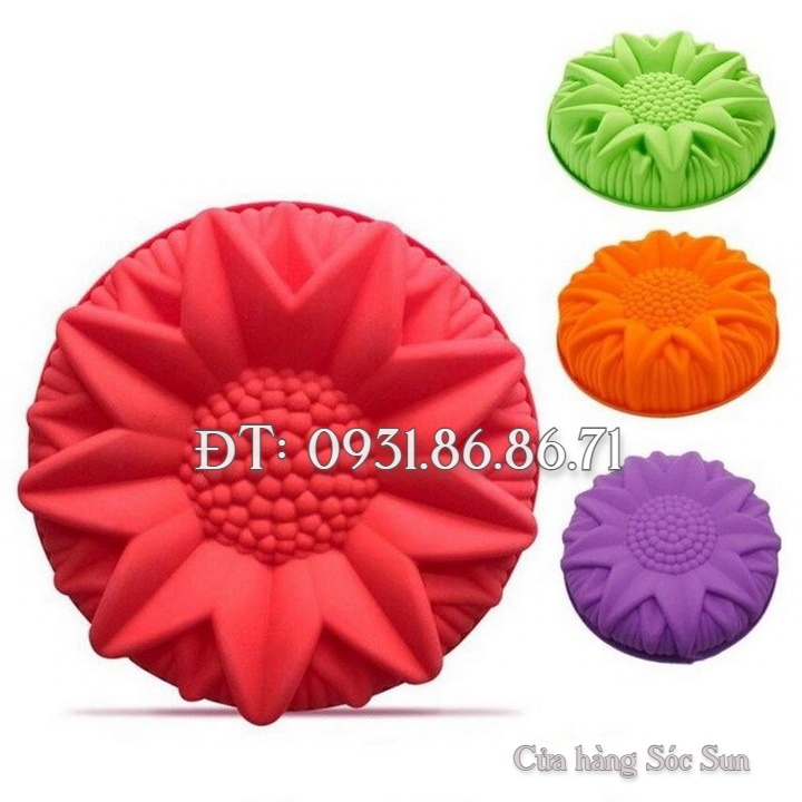 Khuôn silicon hoa hướng dương đại đóa loại 28 cm - Mã số 1025