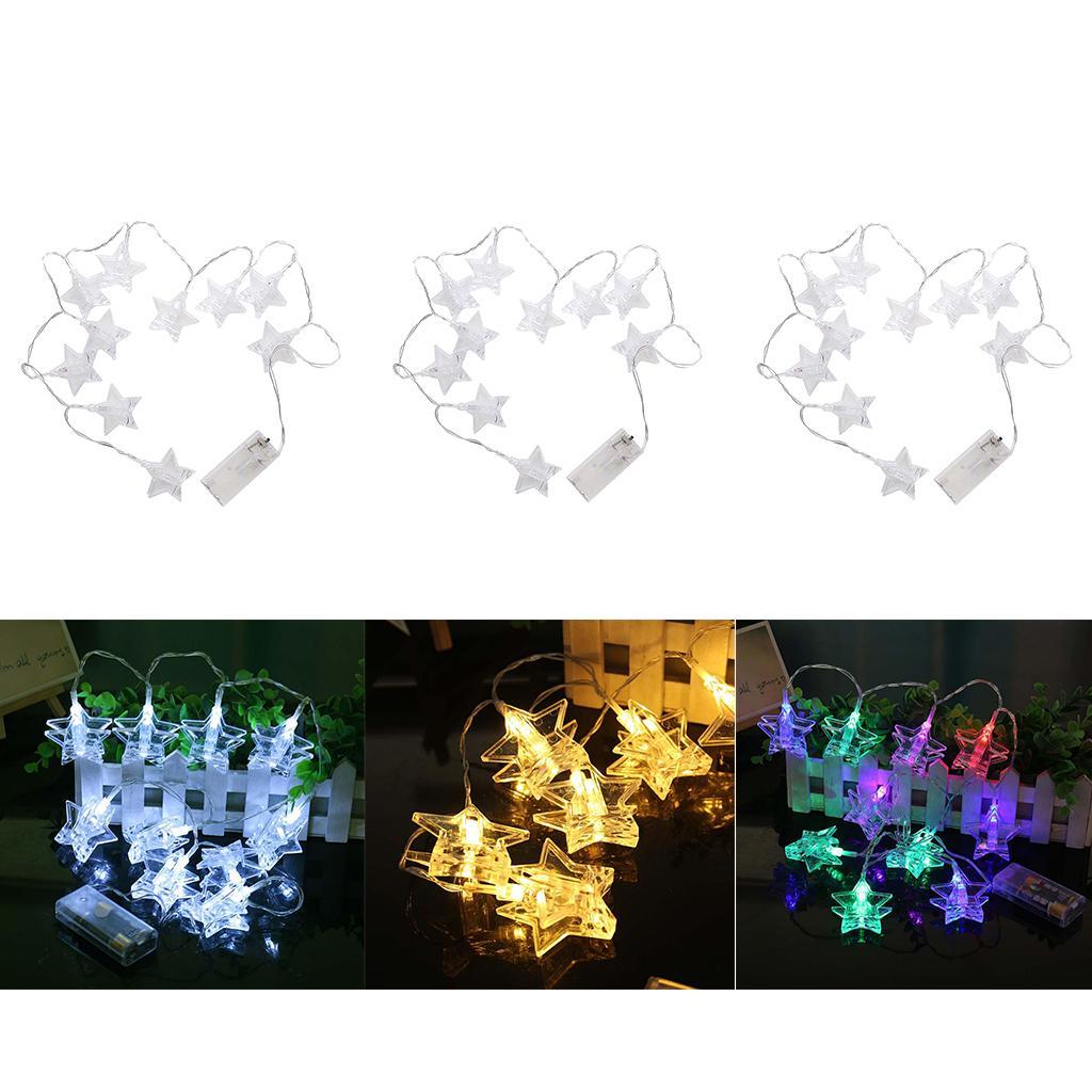 BZ756 10 LED Battery Star Photo Clips for Decorative Lamp Strings