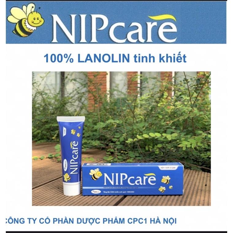 Nipcare Kem bôi nứt đầu ti cho mẹ và bôi chống hăm, khô da, chàm.. cho bé Nipcare 25G