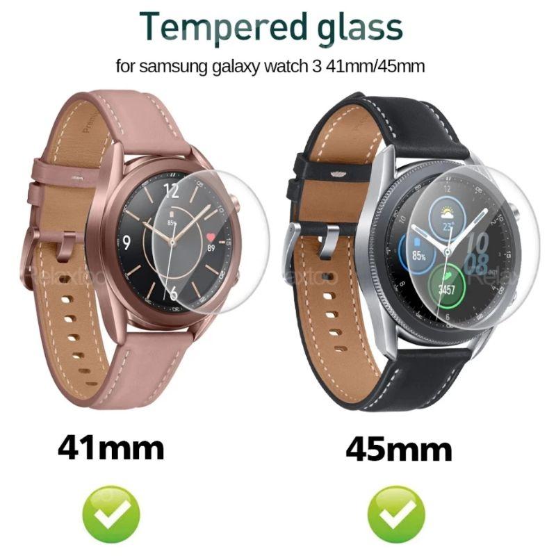 Kính cường lực 2D chống trầy xước bảo vệ cho đồng hồ Samsung Galaxy Watch 3 41MM/ 45MM