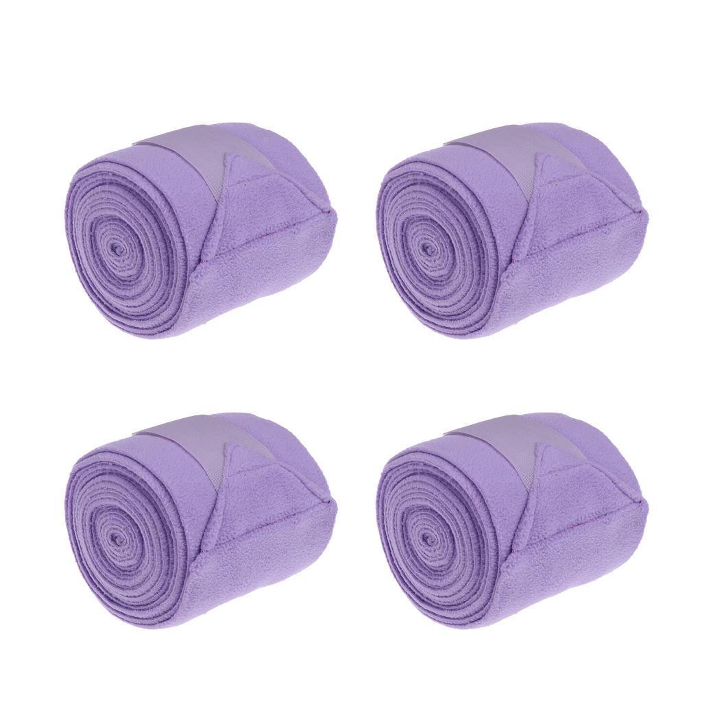 4pcs Horse Wraps Leg Protection Wraps Equestrian Horse Care Grooming Gear