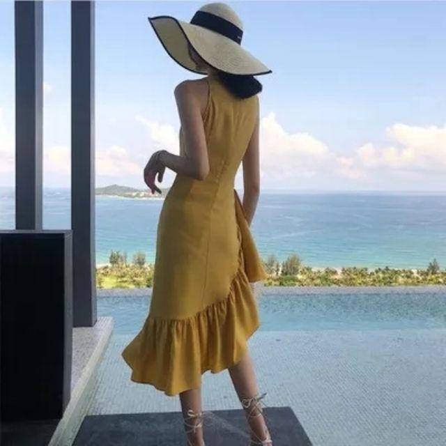 ĐẦM BODY VẠT BÈO SANG CHẢNH