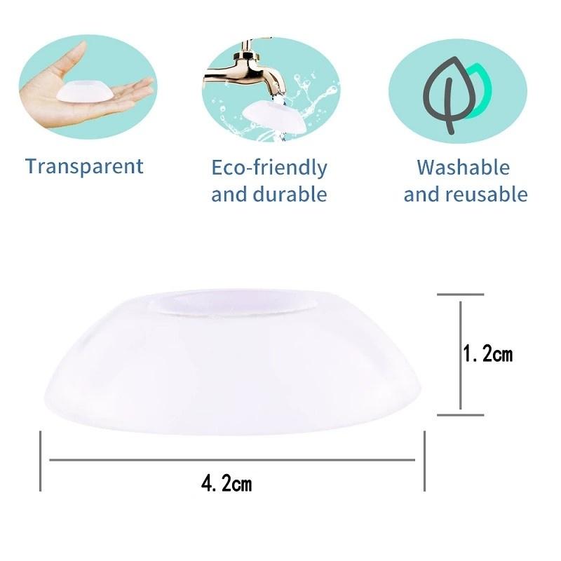 Miếng Đệm Silicone Trong Suốt Dán Tường Chặn Cửa, Chống Va Đập Cánh Cửa, Nhỏ Gọn Mềm Mại Và Siêu Dính, An Toàn Trong Gia Đình. Kingler 1700