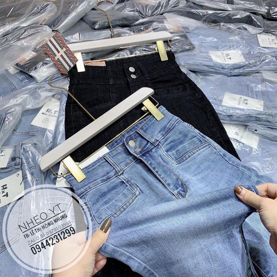 Quần Jeans cạp cao thần thánh cực tôn dáng