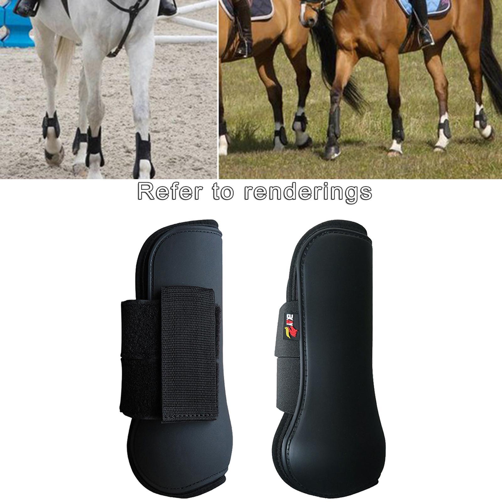 Horse Leg Boot Front Hind Leg Wraps Tendon Boots Adjustable