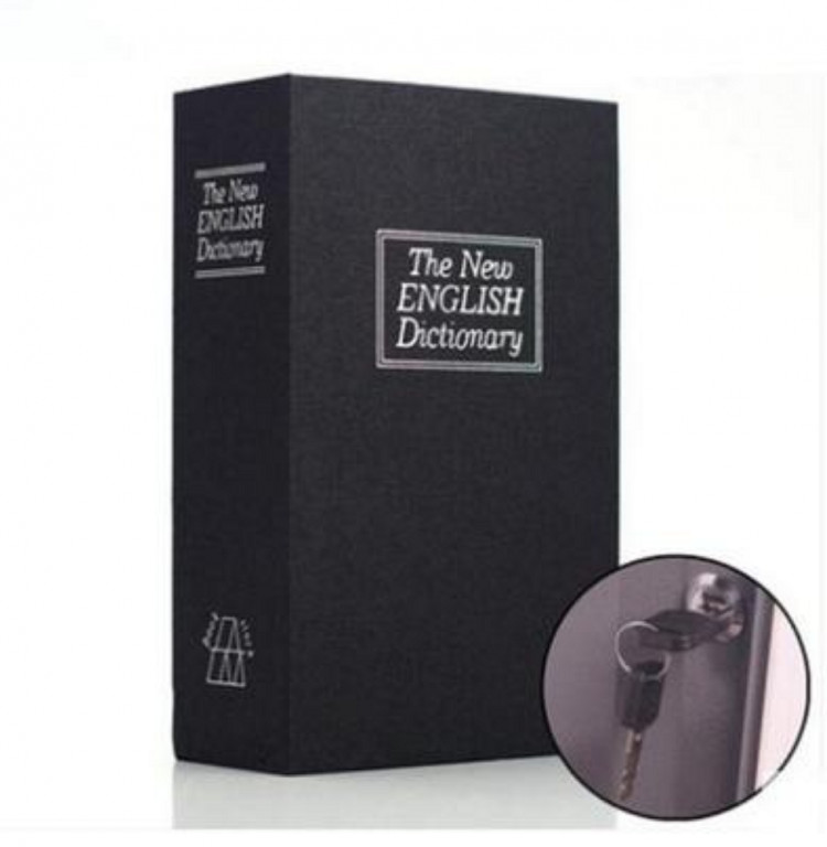 Két sắt mini hình quyển sách an toàn tiện dụng - Hàng chính hãng
