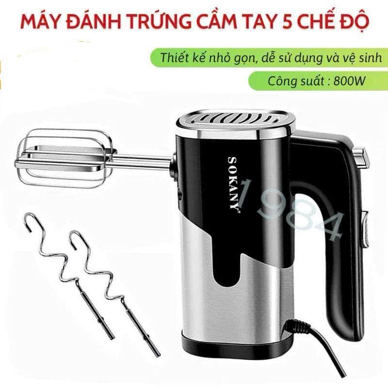 Máy đánh trứng cầm tay Sokany SK-6621 Công suất 300W
