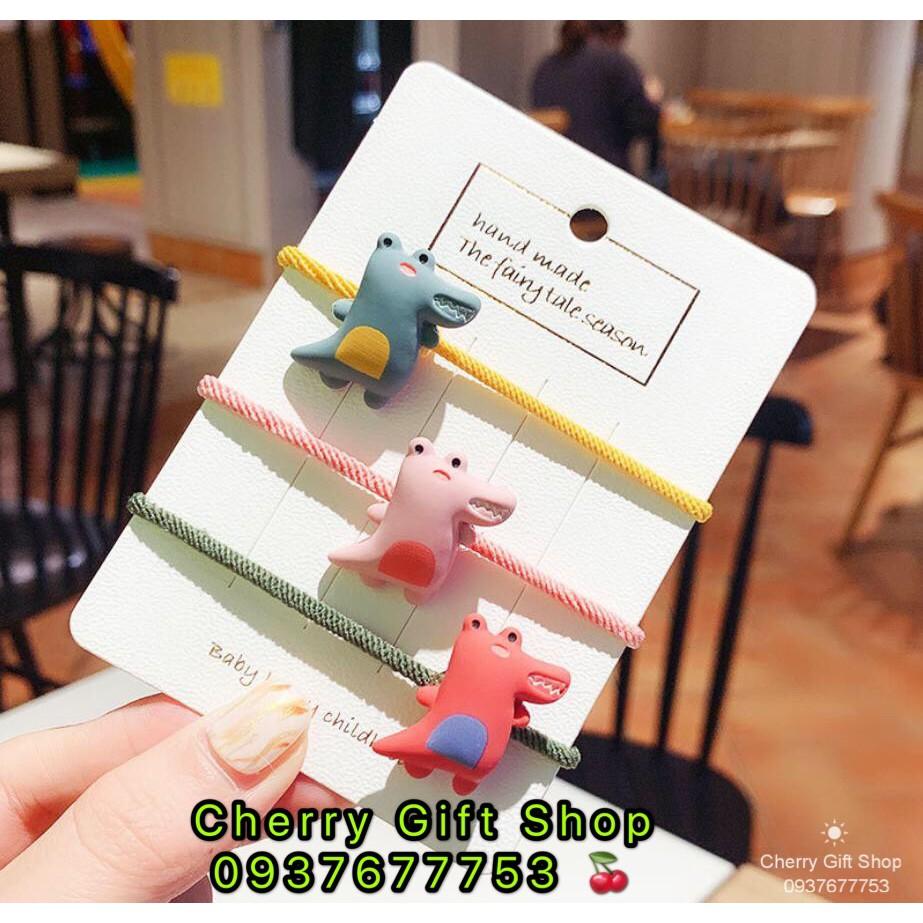 SET 3 Cột Tóc Đủ Hình Nhiều Màu Siêu Dễ Thương 2020