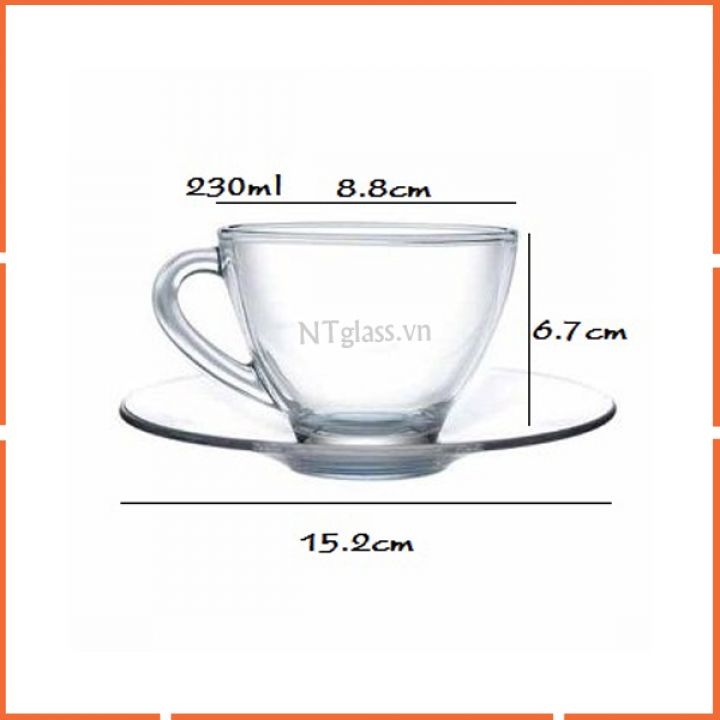 Tách trà/cafe 230ml ocean