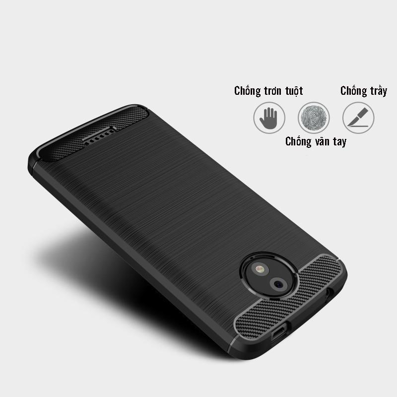 Ốp lưng dành cho máy Motorola Moto C chống sốc silicon dẻo Rugged Armor