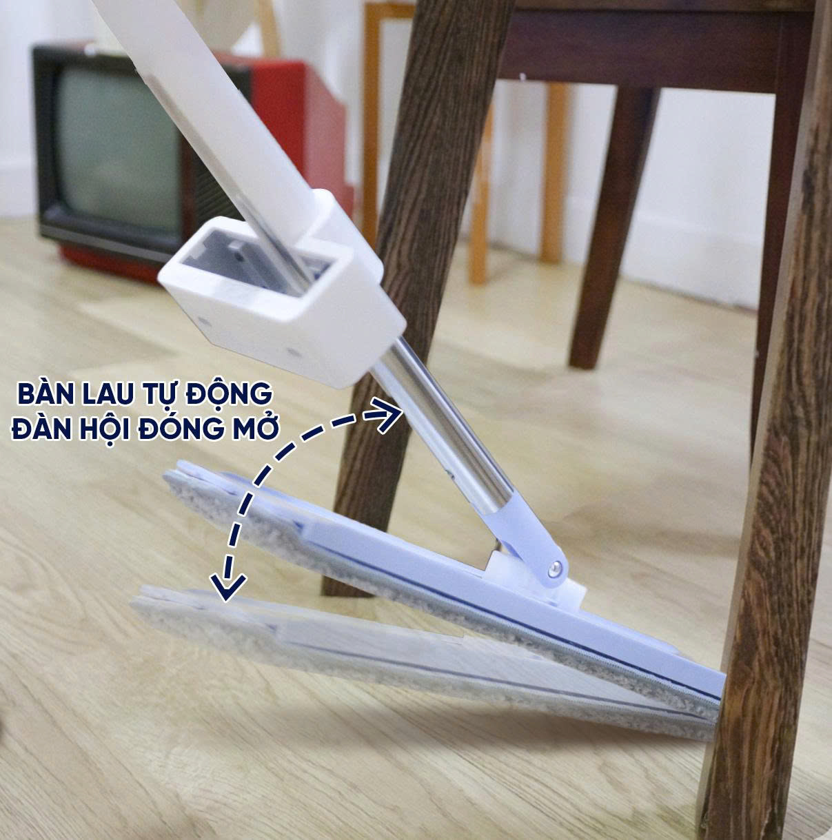Cây lau nhà sợi Microfiber tự vắt 380Plus MyJae