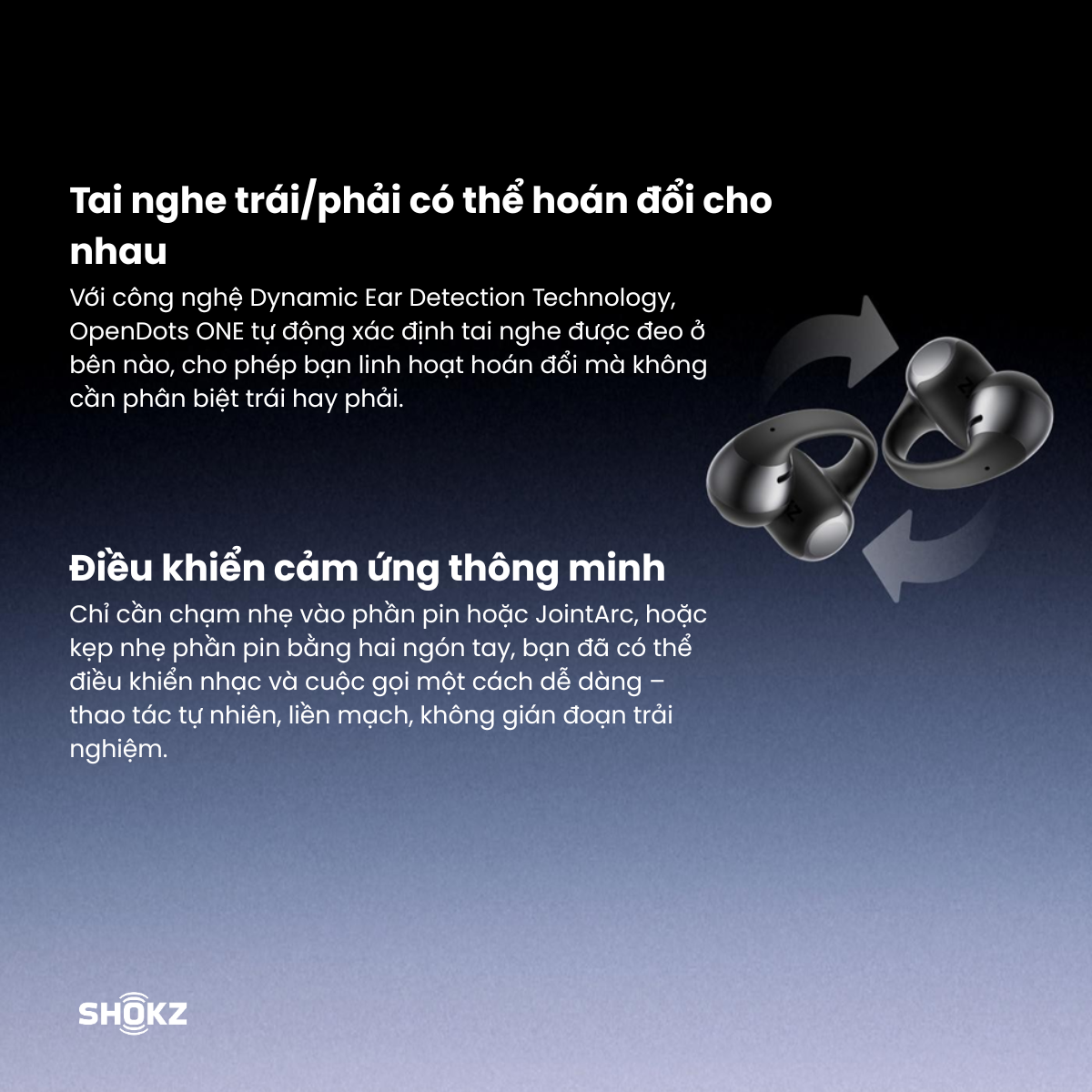 [MỚI] - Tai Nghe không nhét tai True Wireless OpenDots One E310 - Bảo Hành 2 Năm - Hàng Chính Hãng