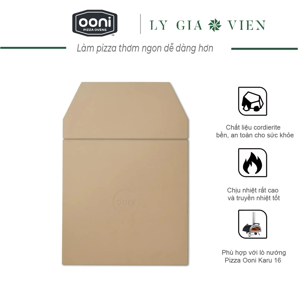 Đá Nướng Pizza Cho Lò Nướng Pizza Ooni Karu 16
