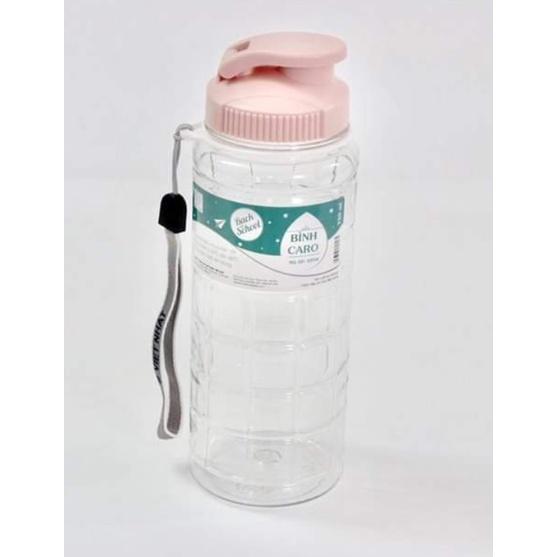 Bình nước học sinh kẻ caro 750ml