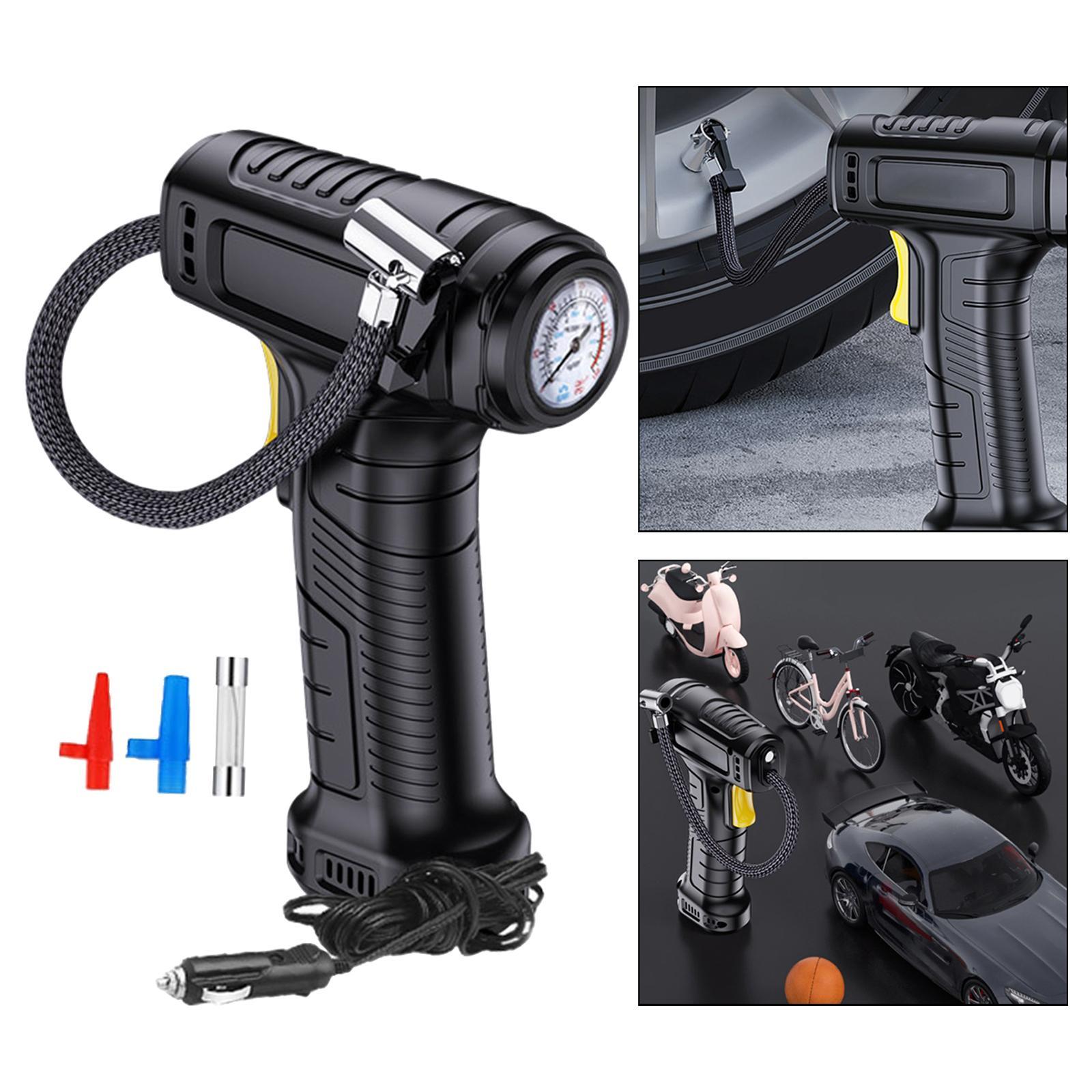 Tire Air Pump Compact Vehicles Inflatable Pump for Bicycles Truck Balls Pointer