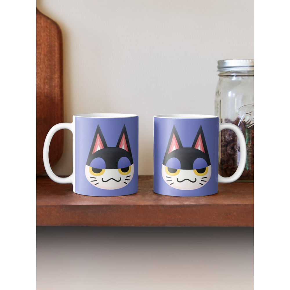 Cốc sứ uống trà cà phê in hình đầu mèo ngộ nghĩnh đáng yêu - Cốc quà tặng