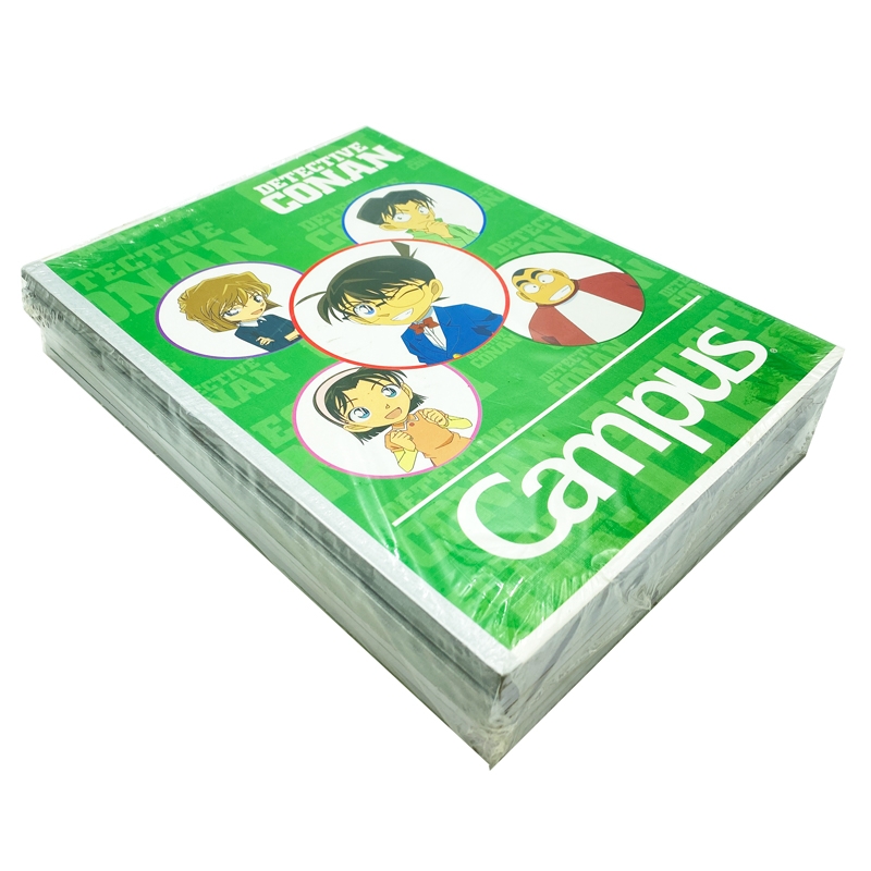 Vở B5 80 Trang Campus Conan Detective Kids - Kẻ Ngang Có Chấm - NB-BCDK80 - Mẫu 2 - Xanh Lá