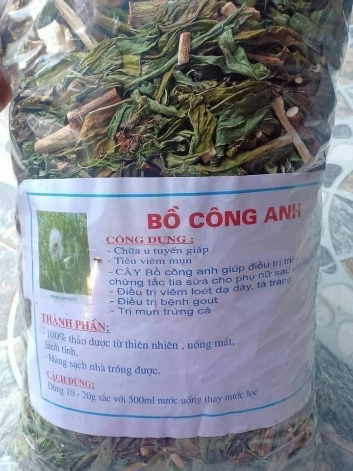 Lá bồ công anh khô