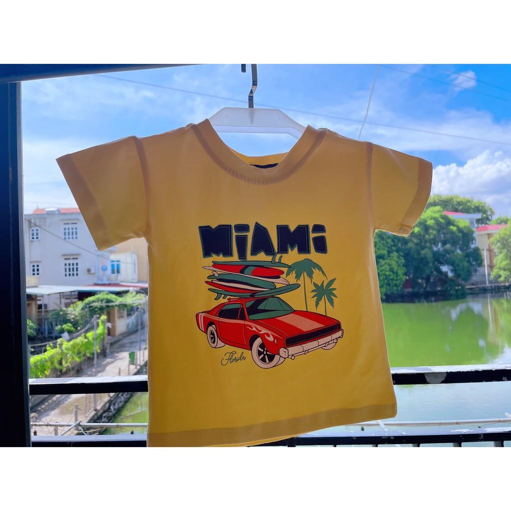 Áo thun trẻ em nam cotton 100% các màu : Mã 055