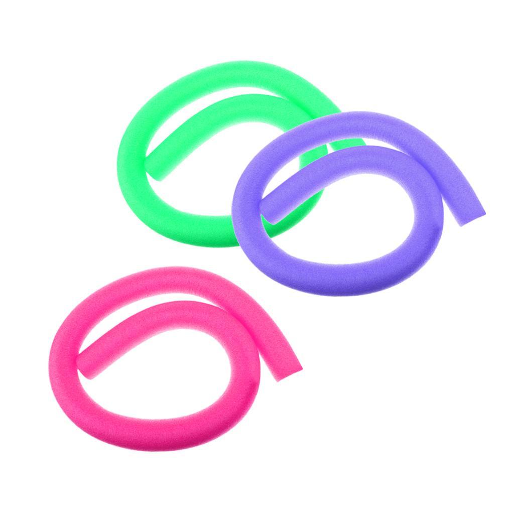 3Pcs Flexible Floating Pool Noodle Hollow Foam for Swimming Training Water Relaxation