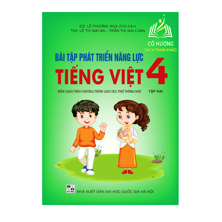 Sách - Combo Bài tập phát triển năng lực Tiếng Việt 4 Tập 1+2